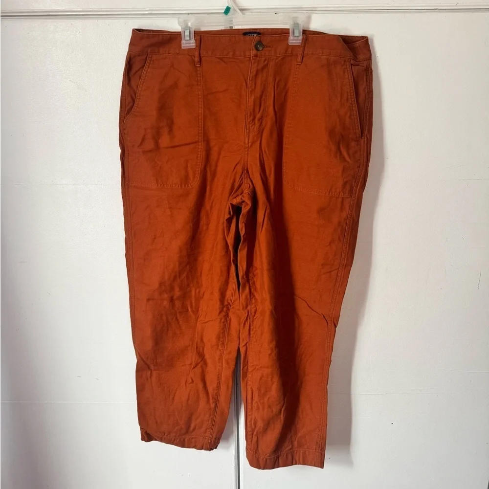 J. Crew Terracotta Trousers